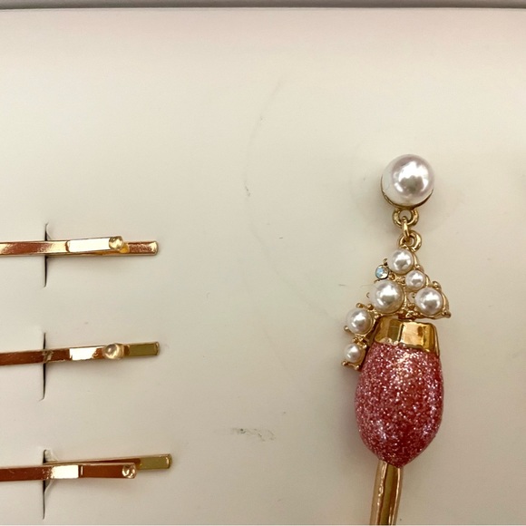 Betsey Johnson Champagne Martini Set NWT - Picture 7 of 7